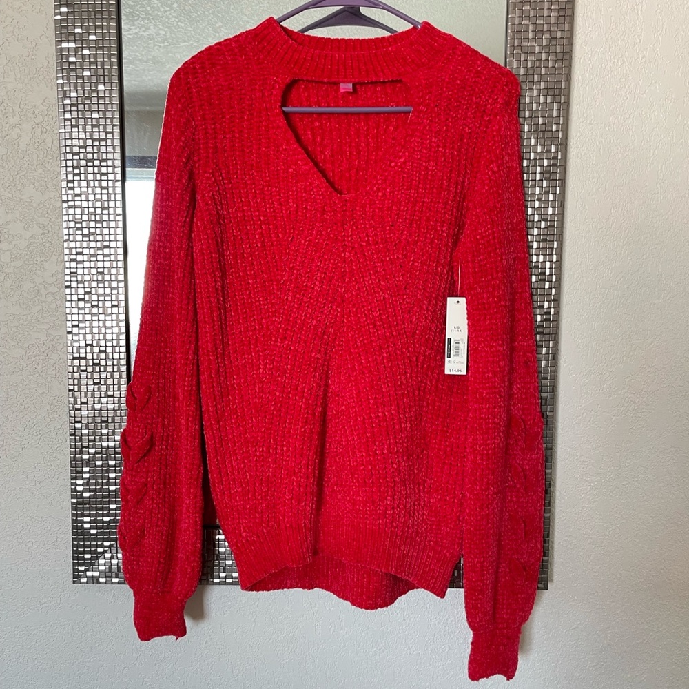 Velvet sweater